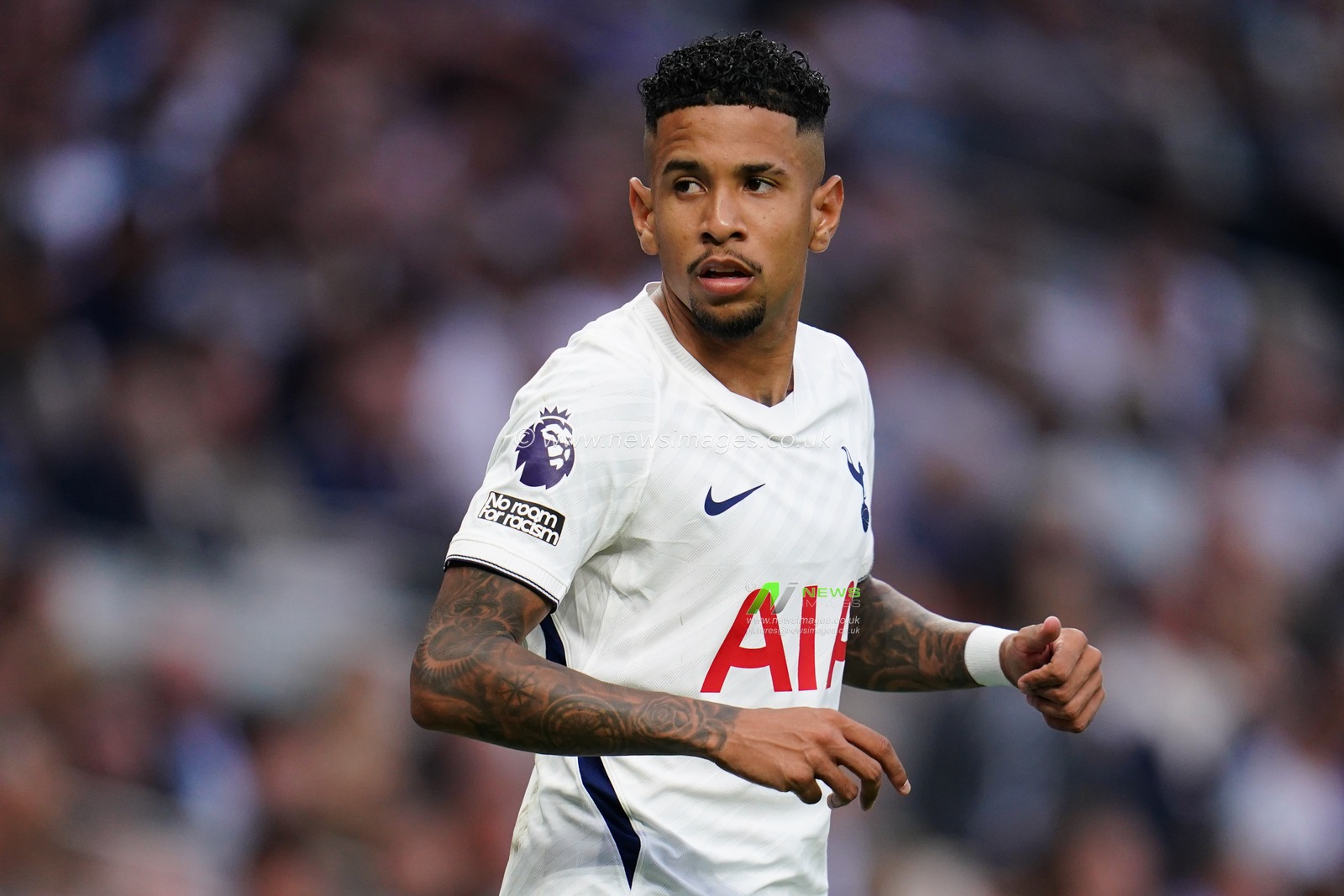 Savio of Tottenham Hotspur during the Premier League match Tottenham Hotspur vs Everton at Tottenham Hotspur Stadium, London, United Kingdom on 12 September 2026

(Photo by Harvey Murphy/News Images)