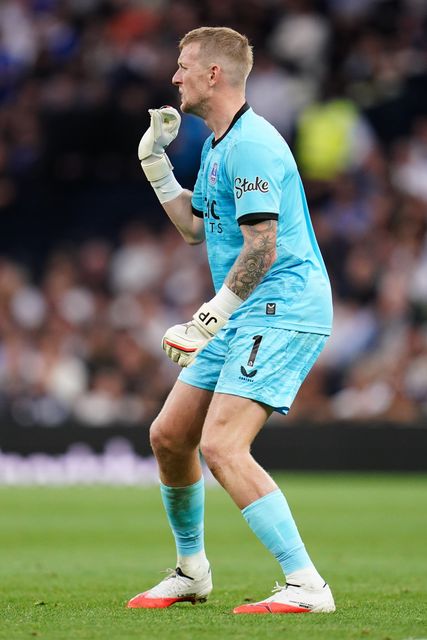 Everton goalkeeper Jordan Pickford during the Premier League match Tottenham Hotspur vs Everton at Tottenham Hotspur Stadium, London, United Kingdom on 12 September 2026

(Photo by Harvey Murphy/News Images)