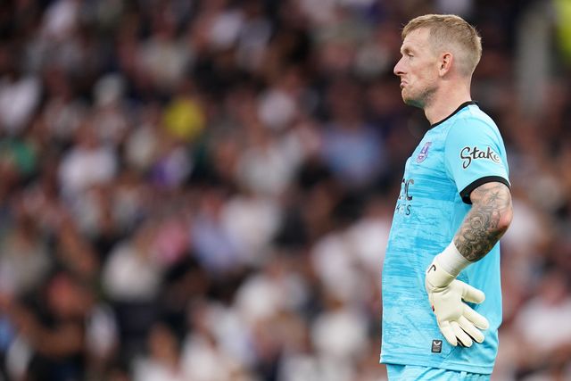 Everton goalkeeper Jordan Pickford during the Premier League match Tottenham Hotspur vs Everton at Tottenham Hotspur Stadium, London, United Kingdom on 12 September 2026

(Photo by Harvey Murphy/News Images)