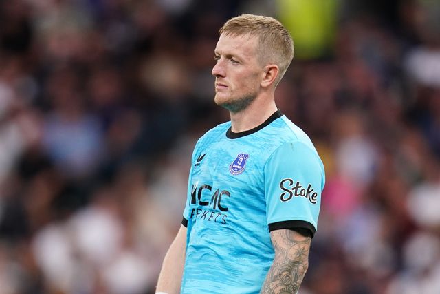Everton goalkeeper Jordan Pickford during the Premier League match Tottenham Hotspur vs Everton at Tottenham Hotspur Stadium, London, United Kingdom on 12 September 2026

(Photo by Harvey Murphy/News Images)