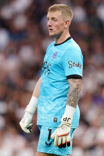 Everton goalkeeper Jordan Pickford during the Premier League match Tottenham Hotspur vs Everton at Tottenham Hotspur Stadium, London, United Kingdom on 12 September 2026

(Photo by Harvey Murphy/News Images)