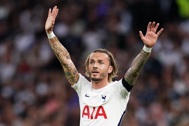 James Maddison of Tottenham Hotspur during the Premier League match Tottenham Hotspur vs Everton at Tottenham Hotspur Stadium, London, United Kingdom on 12 September 2026

(Photo by Harvey Murphy/News Images)