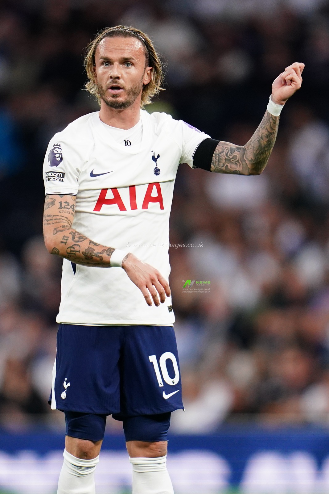 James Maddison of Tottenham Hotspur during the Premier League match Tottenham Hotspur vs Everton at Tottenham Hotspur Stadium, London, United Kingdom on 12 September 2026

(Photo by Harvey Murphy/News Images)