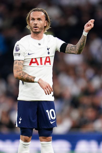 James Maddison of Tottenham Hotspur during the Premier League match Tottenham Hotspur vs Everton at Tottenham Hotspur Stadium, London, United Kingdom on 12 September 2026

(Photo by Harvey Murphy/News Images)