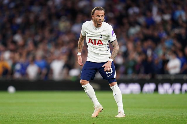 James Maddison of Tottenham Hotspur during the Premier League match Tottenham Hotspur vs Everton at Tottenham Hotspur Stadium, London, United Kingdom on 12 September 2026

(Photo by Harvey Murphy/News Images)