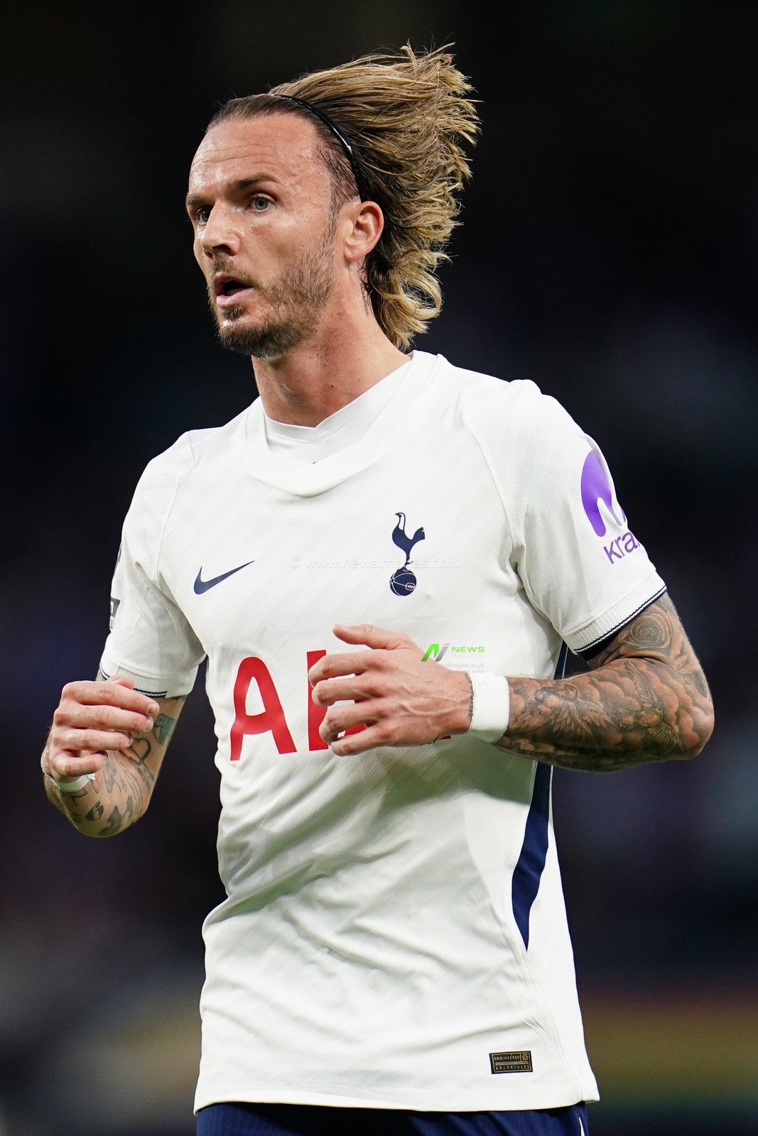 James Maddison of Tottenham Hotspur during the Premier League match Tottenham Hotspur vs Everton at Tottenham Hotspur Stadium, London, United Kingdom on 12 September 2026

(Photo by Harvey Murphy/News Images)