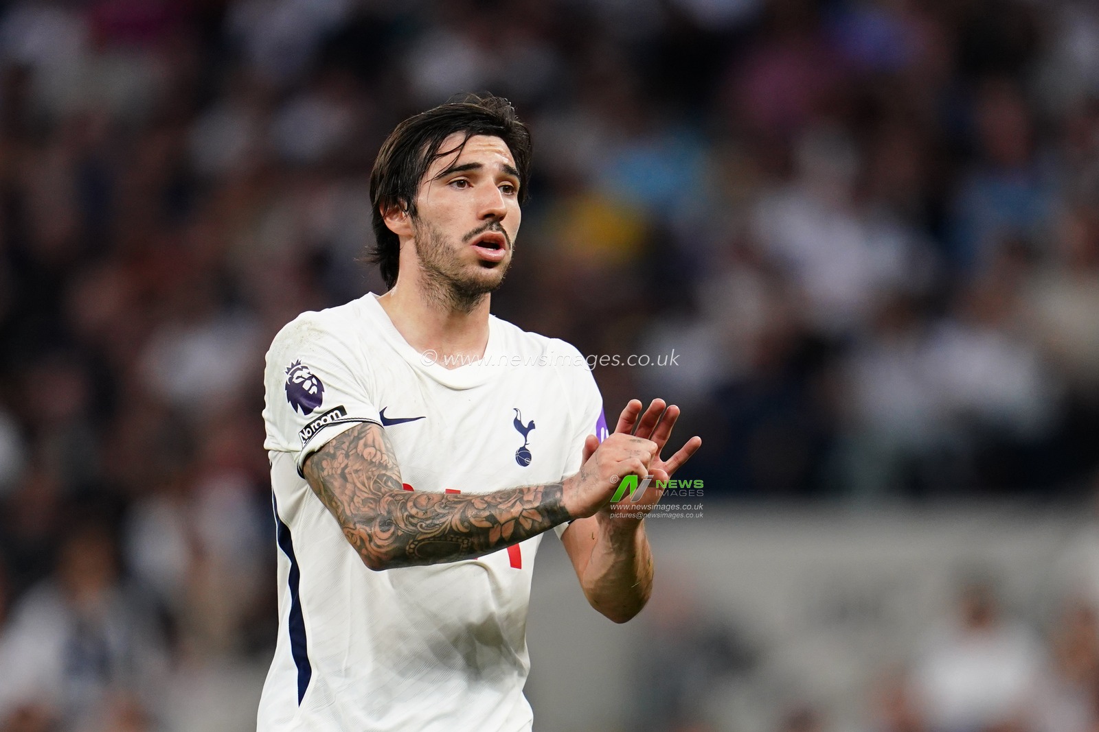 Sandro Tonali of Tottenham Hotspur during the Premier League match Tottenham Hotspur vs Everton at Tottenham Hotspur Stadium, London, United Kingdom on 12 September 2026

(Photo by Harvey Murphy/News Images)