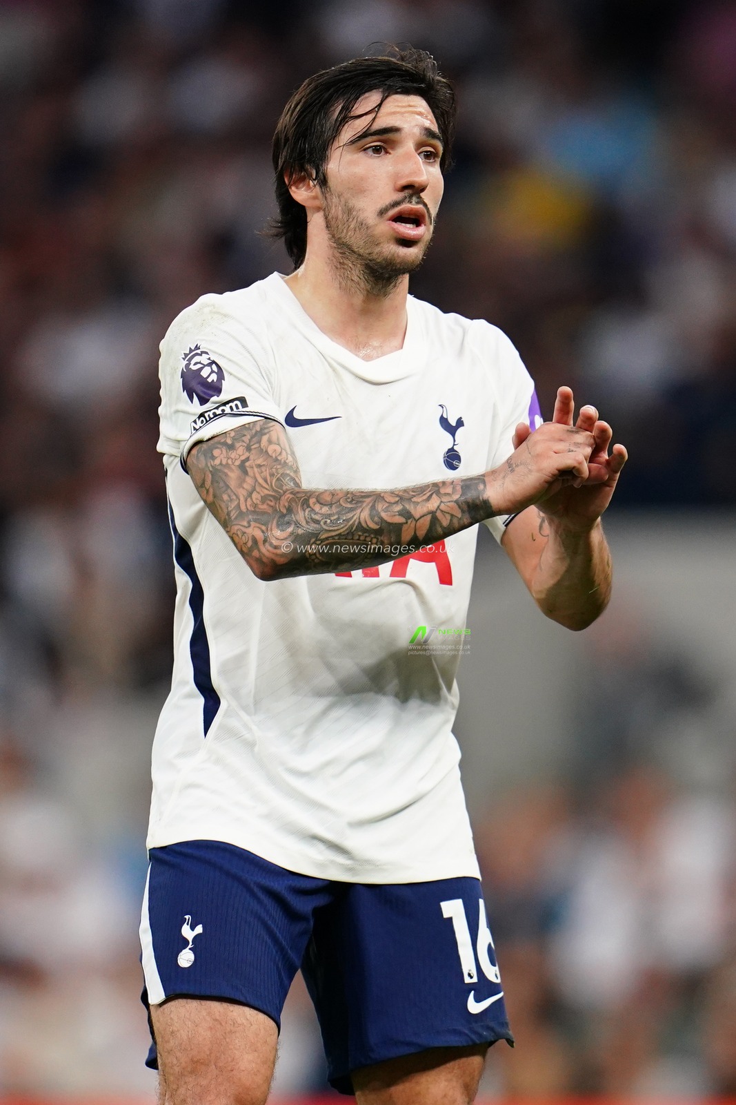 Sandro Tonali of Tottenham Hotspur during the Premier League match Tottenham Hotspur vs Everton at Tottenham Hotspur Stadium, London, United Kingdom on 12 September 2026

(Photo by Harvey Murphy/News Images)