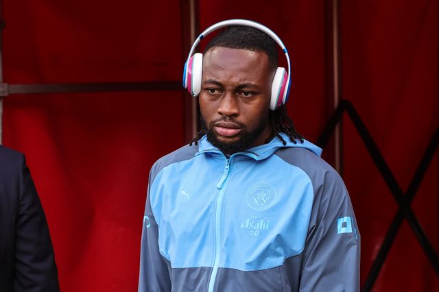 Antoine Semenyo of Manchester City arrives during the Premier League match Manchester United vs Manchester City at Old Trafford, Manchester, United Kingdom on 13 September 2026

(Photo by Mark Cosgrove/News Images)