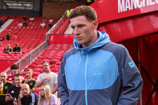 Elliot Anderson of Manchester City arrives during the Premier League match Manchester United vs Manchester City at Old Trafford, Manchester, United Kingdom on 13 September 2026

(Photo by Mark Cosgrove/News Images)