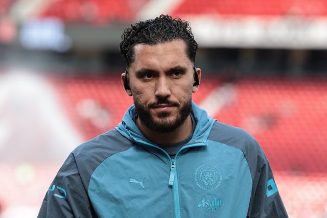 Rayan Cherki of Manchester City arrives during the Premier League match Manchester United vs Manchester City at Old Trafford, Manchester, United Kingdom on 13 September 2026

(Photo by Mark Cosgrove/News Images)