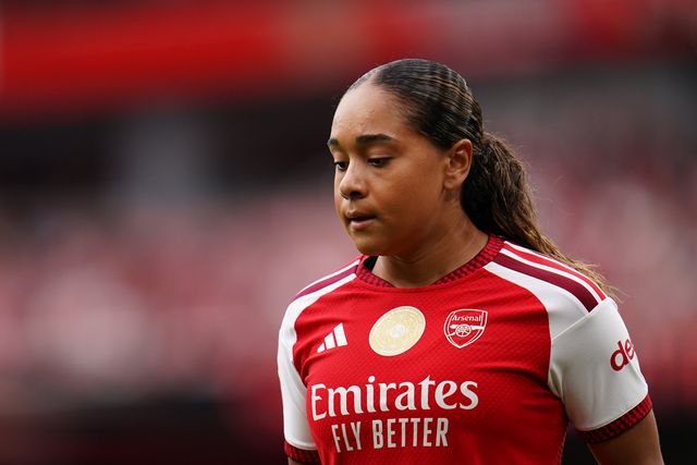 Olivia Smith of Arsenal during the Women's Super League match Arsenal vs Crystal Palace at Emirates, London, United Kingdom on 13 September 2026

(Photo by Harvey Murphy/News Images)