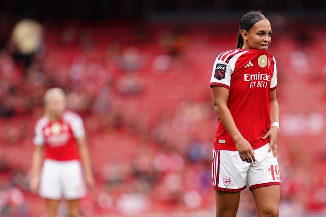 Lisa Baum of Arsenal during the Women's Super League match Arsenal vs Crystal Palace at Emirates, London, United Kingdom on 13 September 2026

(Photo by Harvey Murphy/News Images)