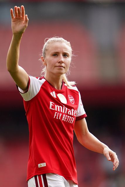 Leah Williamson of Arsenal at full time during the Women's Super League match Arsenal vs Crystal Palace at Emirates, London, United Kingdom on 13 September 2026

(Photo by Harvey Murphy/News Images)