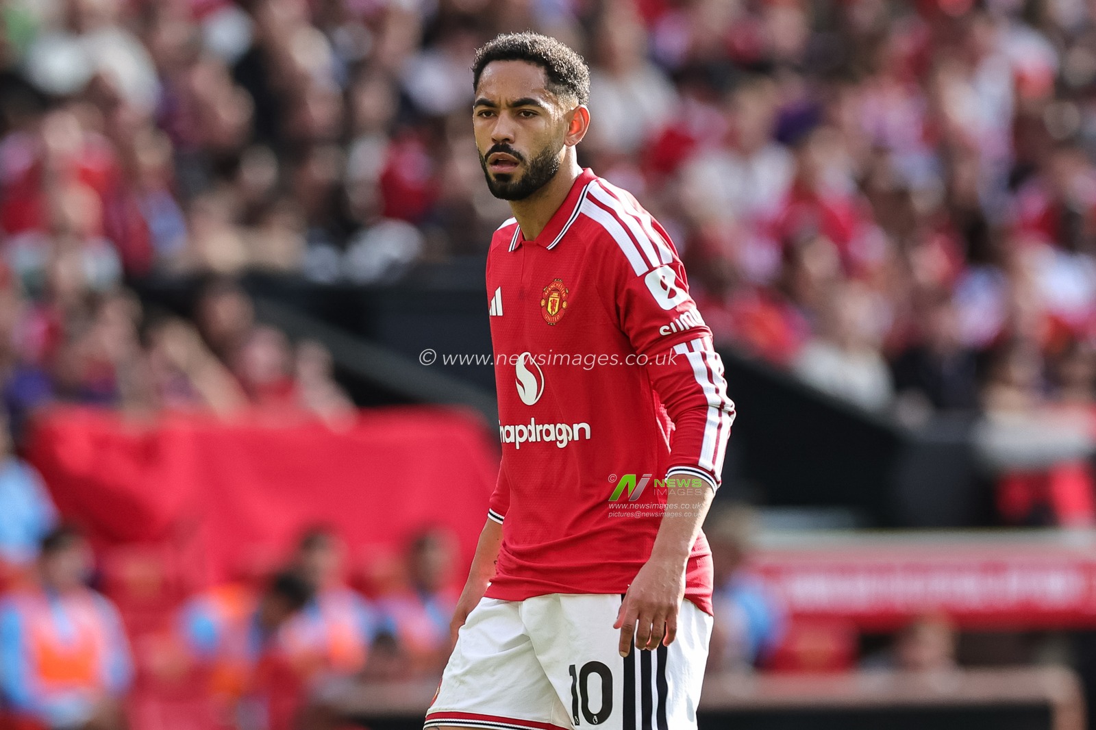 Matheus Cunha of Manchester United during the Premier League match Manchester United vs Manchester City at Old Trafford, Manchester, United Kingdom on 13 September 2026

(Photo by Mark Cosgrove/News Images)