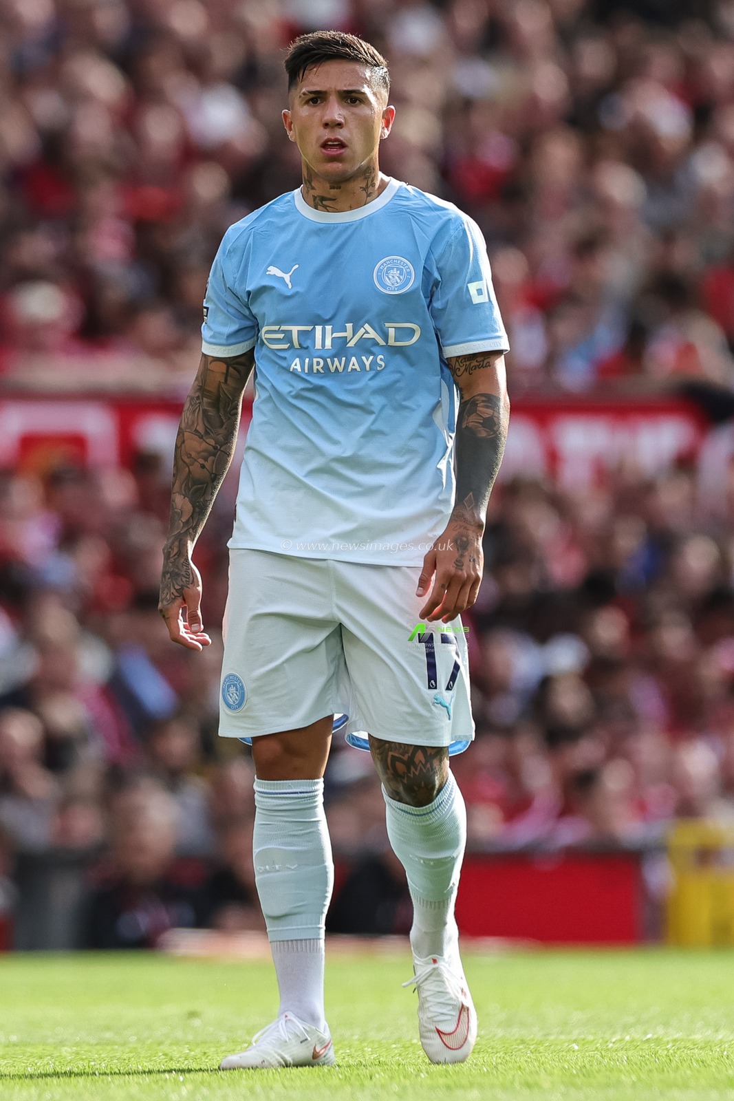 Enzo Fernandez of Manchester City during the Premier League match Manchester United vs Manchester City at Old Trafford, Manchester, United Kingdom on 13 September 2026

(Photo by Mark Cosgrove/News Images)