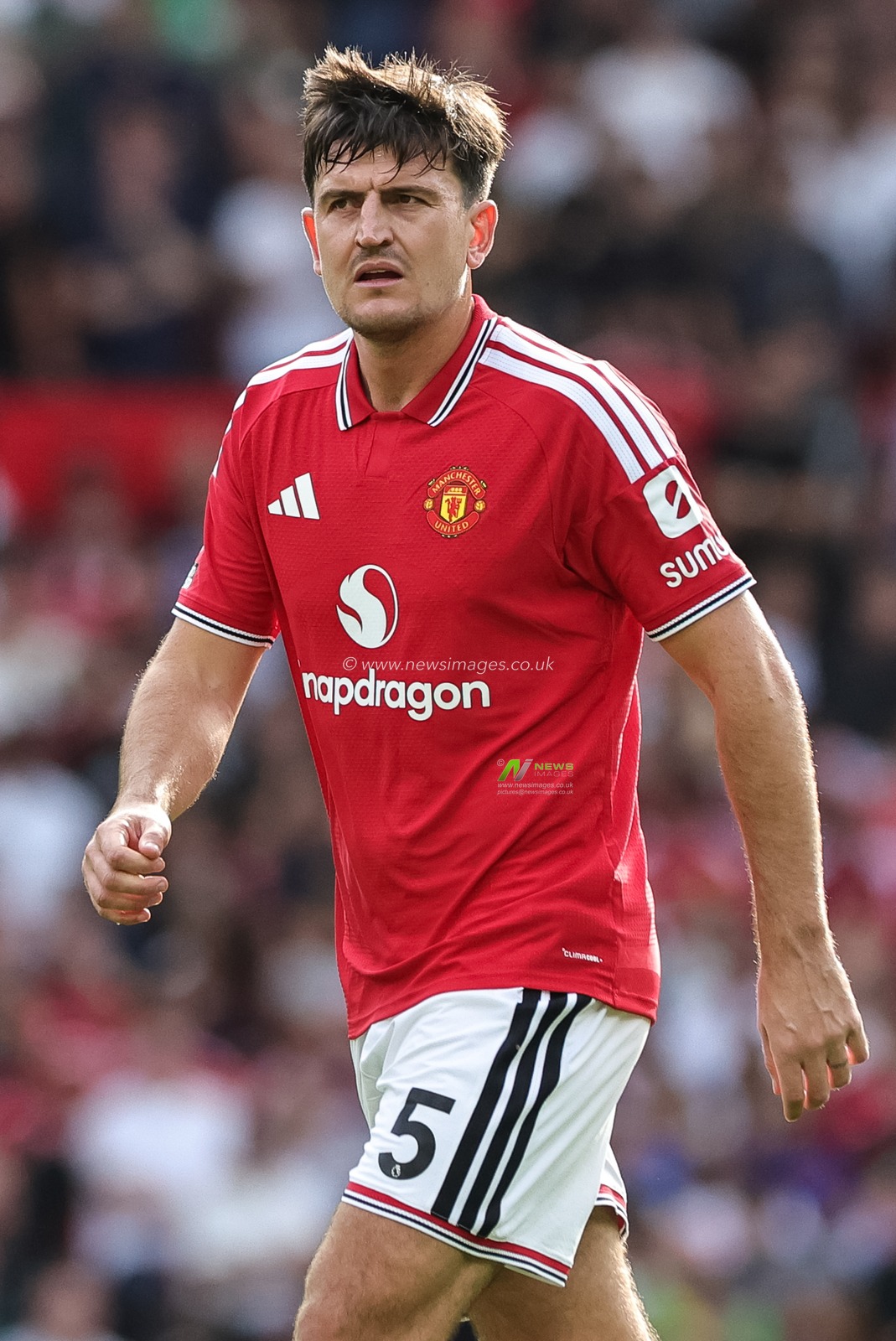 Harry Maguire of Manchester United during the Premier League match Manchester United vs Manchester City at Old Trafford, Manchester, United Kingdom on 13 September 2026

(Photo by Mark Cosgrove/News Images)