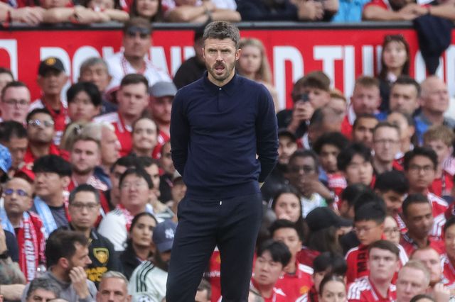 Michael Carrick manager of Manchester United 
during the Premier League match Manchester United vs Manchester City at Old Trafford, Manchester, United Kingdom on 13 September 2026

(Photo by Mark Cosgrove/News Images)