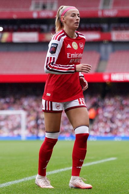 Chloe Kelly of Arsenal during the Women's Super League match Arsenal vs Crystal Palace at Emirates, London, United Kingdom on 13 September 2026

(Photo by Harvey Murphy/News Images)