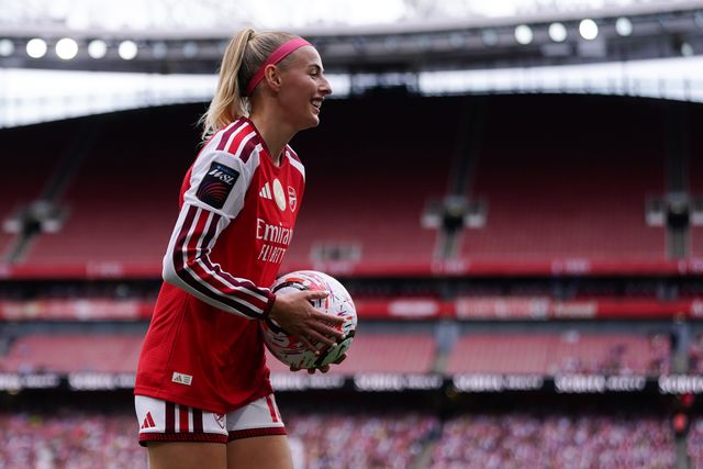 Chloe Kelly of Arsenal during the Women's Super League match Arsenal vs Crystal Palace at Emirates, London, United Kingdom on 13 September 2026

(Photo by Harvey Murphy/News Images)