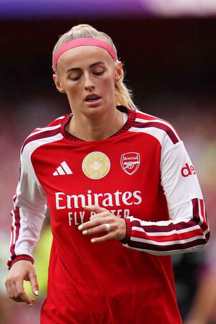 Chloe Kelly of Arsenal during the Women's Super League match Arsenal vs Crystal Palace at Emirates, London, United Kingdom on 13 September 2026

(Photo by Harvey Murphy/News Images)