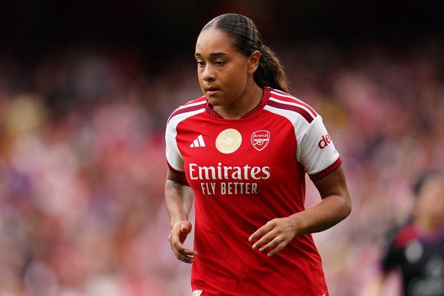 Olivia Smith of Arsenal during the Women's Super League match Arsenal vs Crystal Palace at Emirates, London, United Kingdom on 13 September 2026

(Photo by Harvey Murphy/News Images)