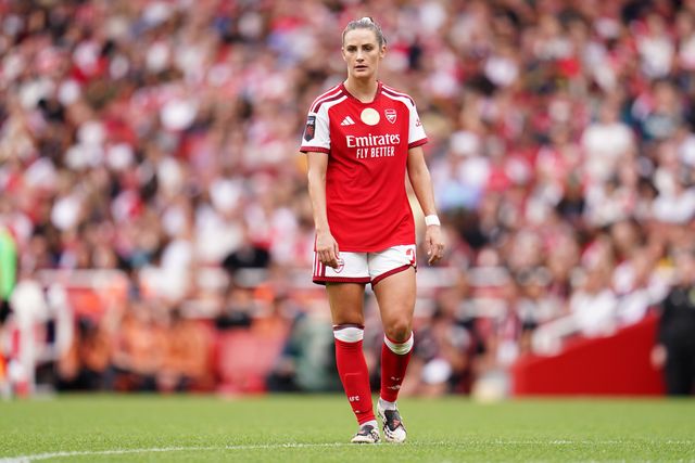 Emily Fox of Arsenal during the Women's Super League match Arsenal vs Crystal Palace at Emirates, London, United Kingdom on 13 September 2026

(Photo by Harvey Murphy/News Images)