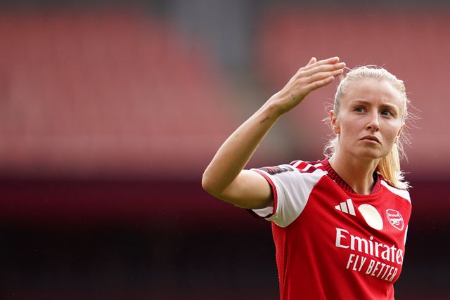 Leah Williamson of Arsenal at full time during the Women's Super League match Arsenal vs Crystal Palace at Emirates, London, United Kingdom on 13 September 2026

(Photo by Harvey Murphy/News Images)