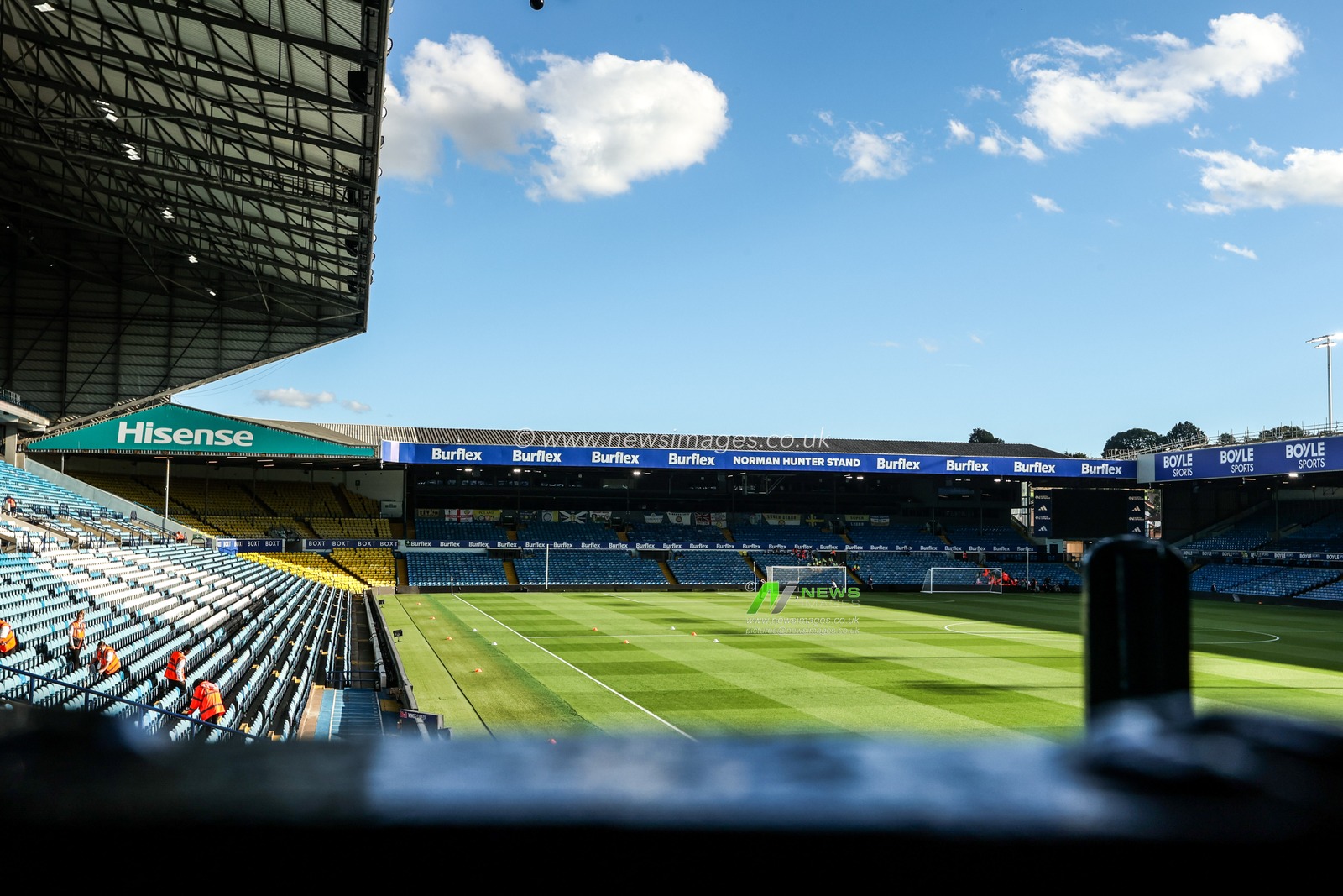 A general view of Elland Road ahead of the Premier League match Leeds United vs Newcastle Untied at Elland Road, Leeds, United Kingdom on 14 September 2026

(Photo by Alfie Cosgrove/News Images)