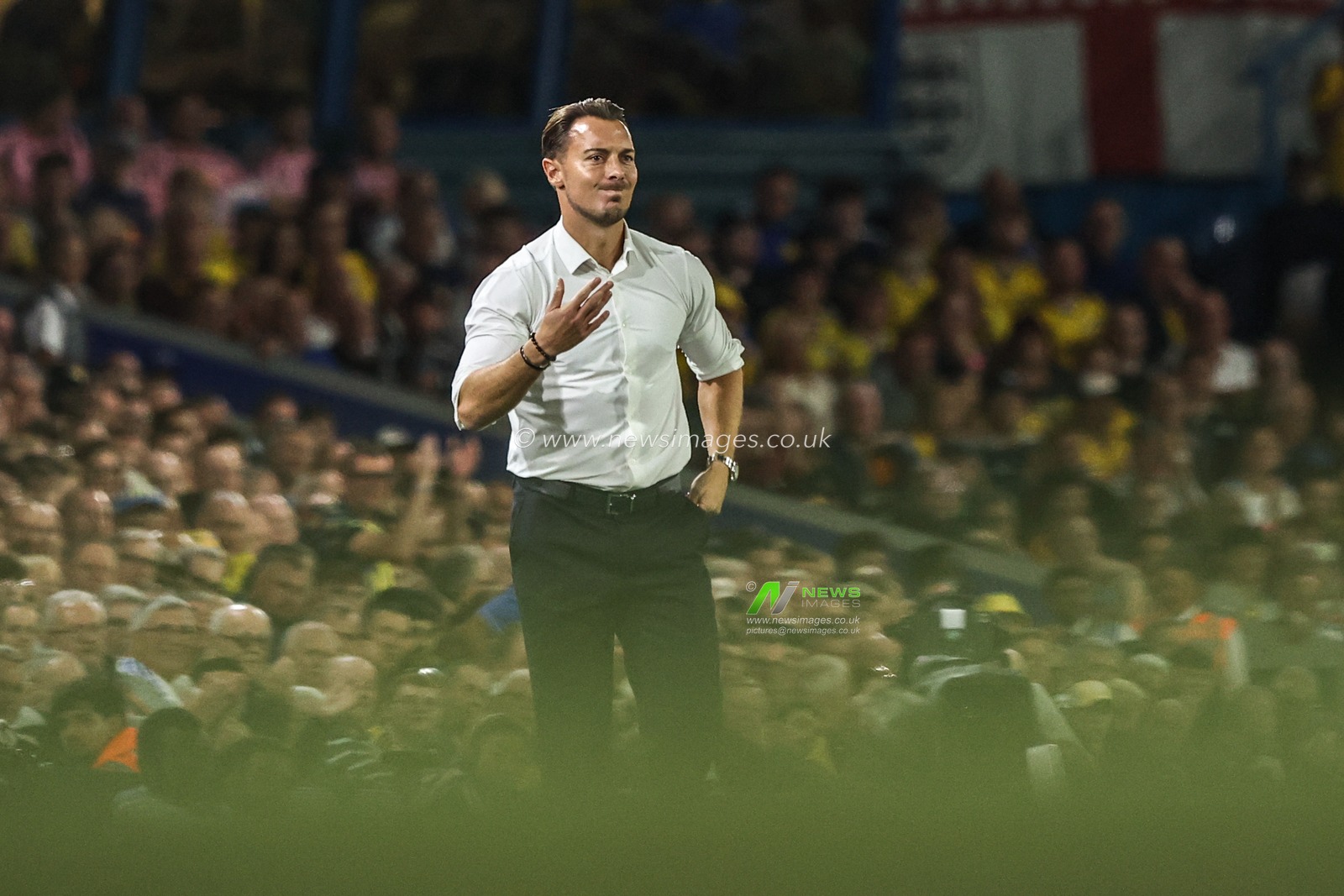Matthias Jaissle manager of Newcastle United during the Premier League match Leeds United vs Newcastle Untied at Elland Road, Leeds, United Kingdom on 14 September 2026

(Photo by Alfie Cosgrove/News Images)