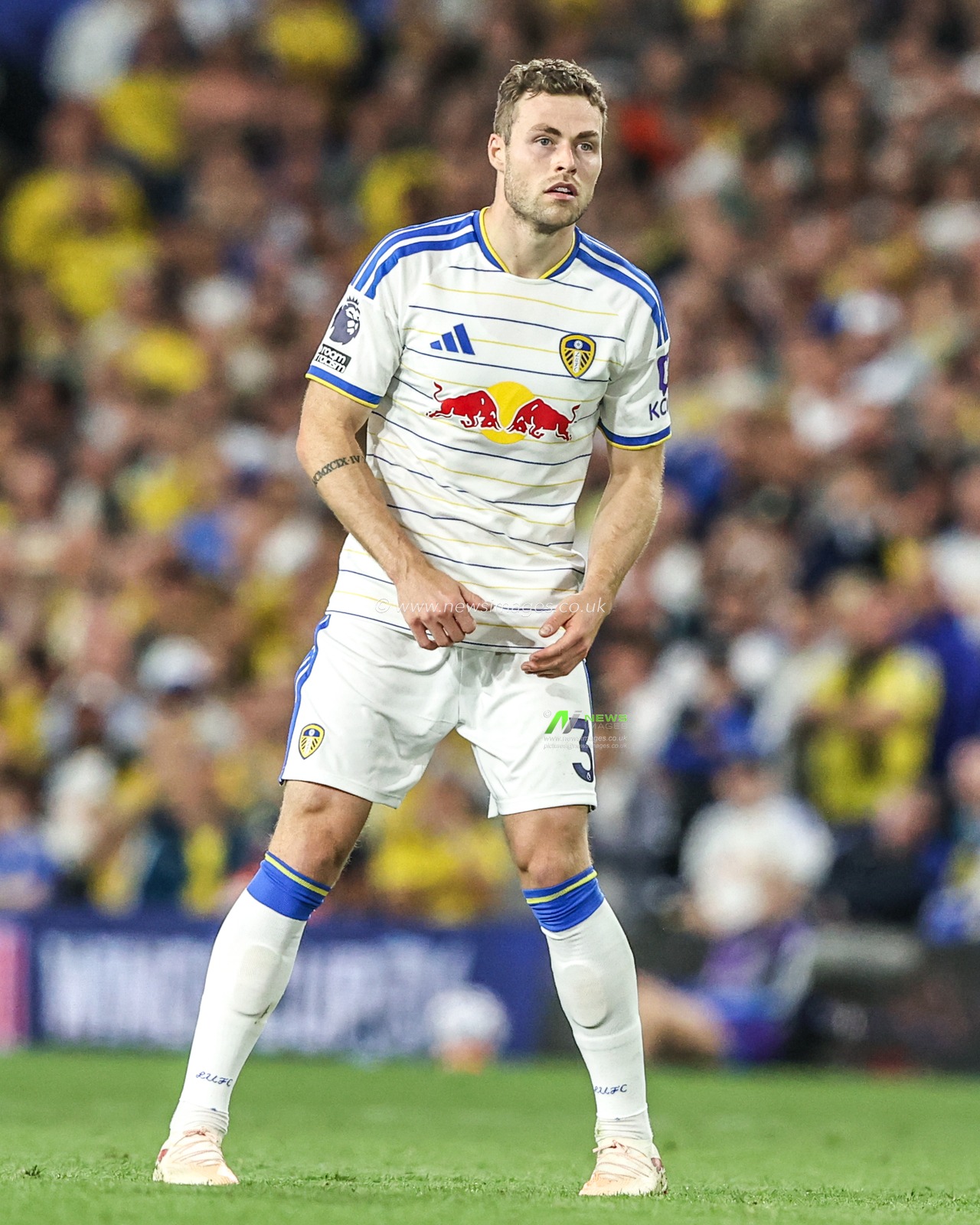 Gabriel Gudmundsson of Leeds United during the Premier League match Leeds United vs Newcastle Untied at Elland Road, Leeds, United Kingdom on 14 September 2026

(Photo by Alfie Cosgrove/News Images)