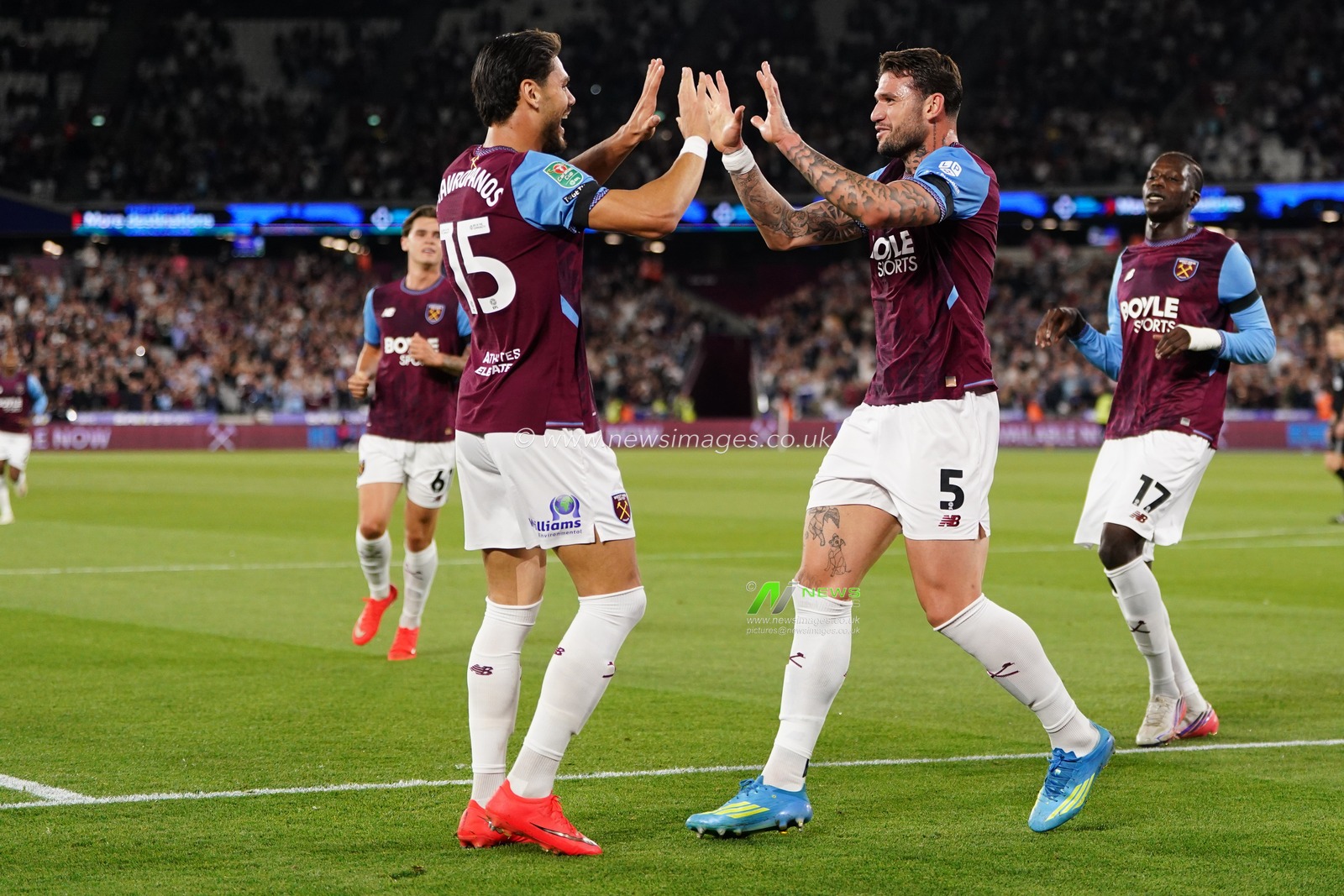 Carabao Cup round 3 West Ham United v Fulham