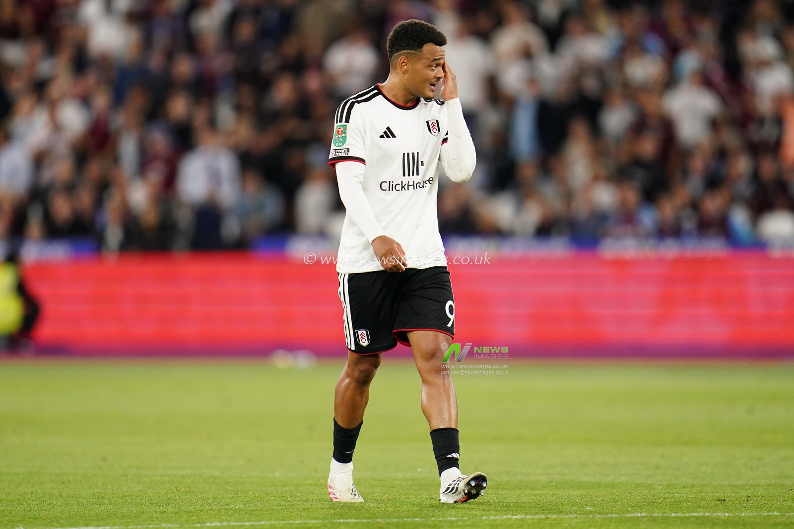 Rodrigo Muniz of Fulham during the Carabao Cup round 3 match West Ham United vs Fulham at London Stadium, London, United Kingdom on 15 September 2026

(Photo by Harvey Murphy/News Images)