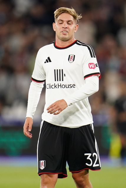 Emile Smith Rowe of Fulham during the Carabao Cup round 3 match West Ham United vs Fulham at London Stadium, London, United Kingdom on 15 September 2026

(Photo by Harvey Murphy/News Images)
