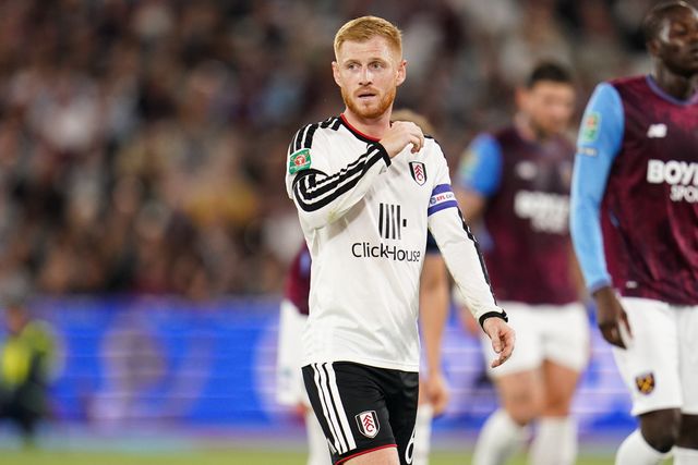 Harrison Reed of Fulham during the Carabao Cup round 3 match West Ham United vs Fulham at London Stadium, London, United Kingdom on 15 September 2026

(Photo by Harvey Murphy/News Images)