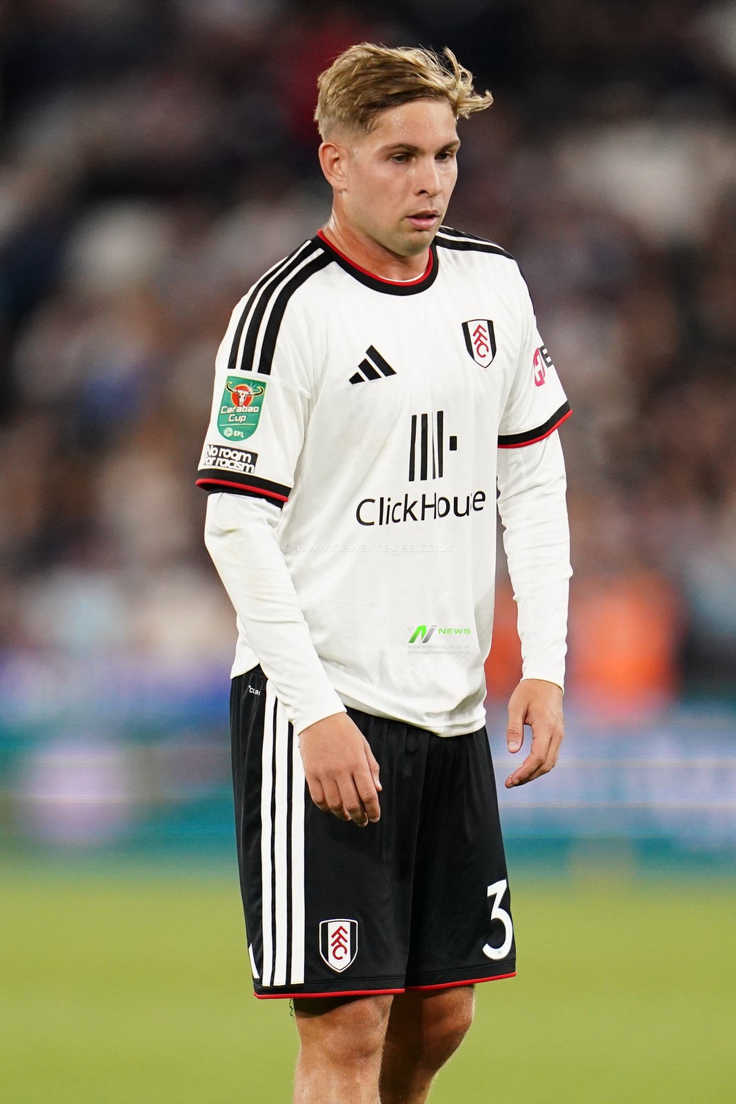 Emile Smith Rowe of Fulham during the Carabao Cup round 3 match West Ham United vs Fulham at London Stadium, London, United Kingdom on 15 September 2026

(Photo by Harvey Murphy/News Images)