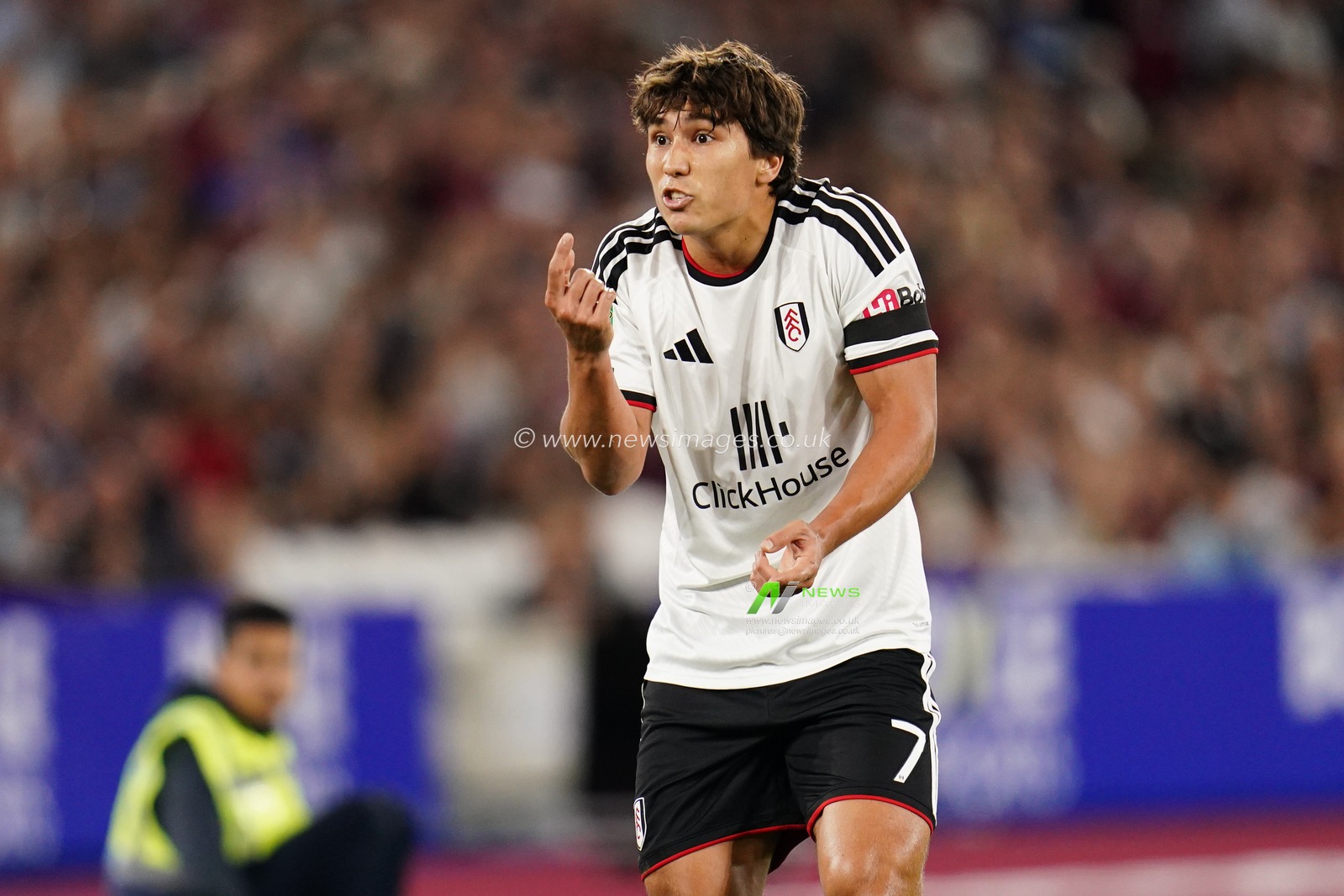 Gonzalo Garcia of Fulham during the Carabao Cup round 3 match West Ham United vs Fulham at London Stadium, London, United Kingdom on 15 September 2026

(Photo by Harvey Murphy/News Images)