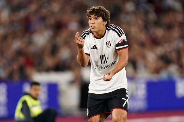 Gonzalo Garcia of Fulham during the Carabao Cup round 3 match West Ham United vs Fulham at London Stadium, London, United Kingdom on 15 September 2026

(Photo by Harvey Murphy/News Images)