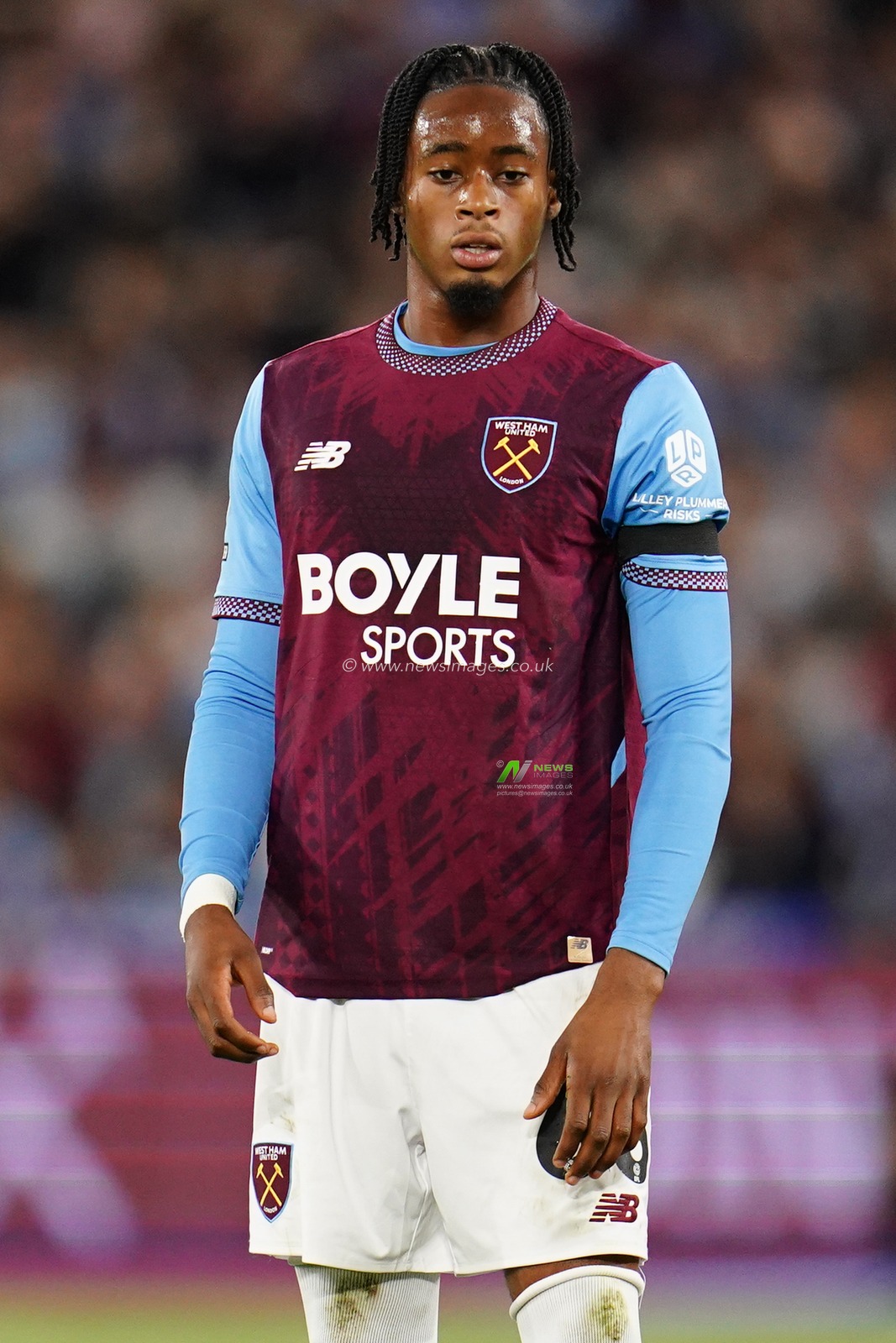 Joshua Ajala of West Ham United during the Carabao Cup round 3 match West Ham United vs Fulham at London Stadium, London, United Kingdom on 15 September 2026

(Photo by Harvey Murphy/News Images)