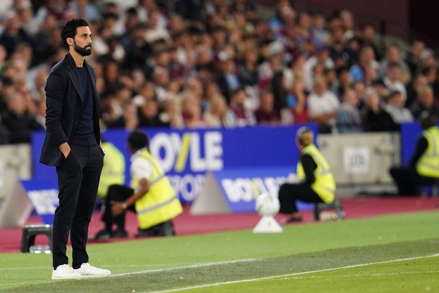 Alvaro Arbeloa manager of Fulham during the Carabao Cup round 3 match West Ham United vs Fulham at London Stadium, London, United Kingdom on 15 September 2026

(Photo by Harvey Murphy/News Images)