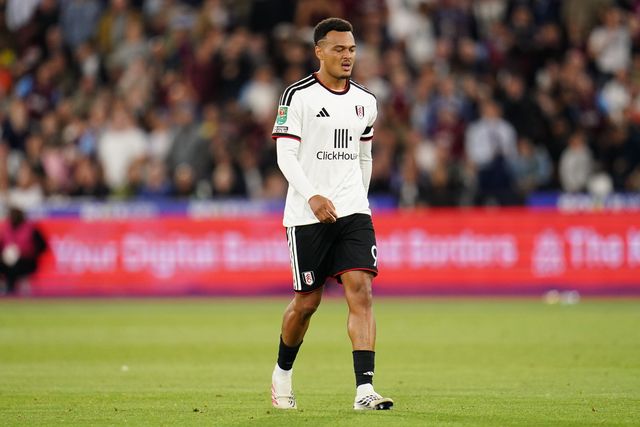 Rodrigo Muniz of Fulham during the Carabao Cup round 3 match West Ham United vs Fulham at London Stadium, London, United Kingdom on 15 September 2026

(Photo by Harvey Murphy/News Images)