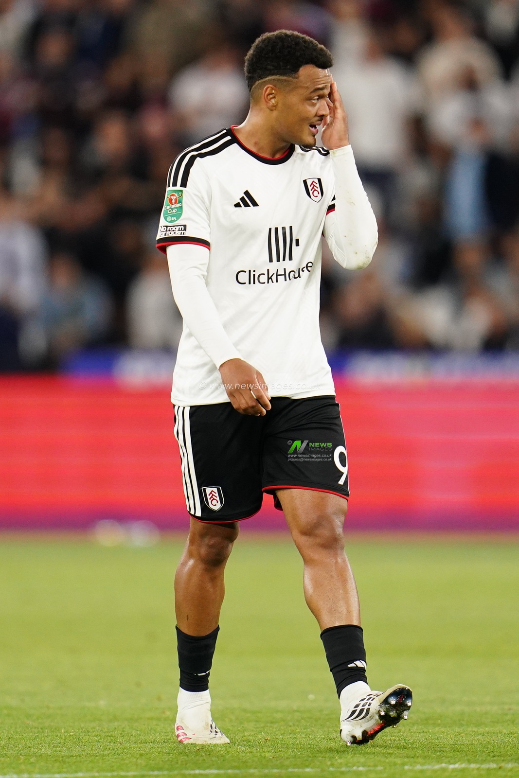 Rodrigo Muniz of Fulham during the Carabao Cup round 3 match West Ham United vs Fulham at London Stadium, London, United Kingdom on 15 September 2026

(Photo by Harvey Murphy/News Images)