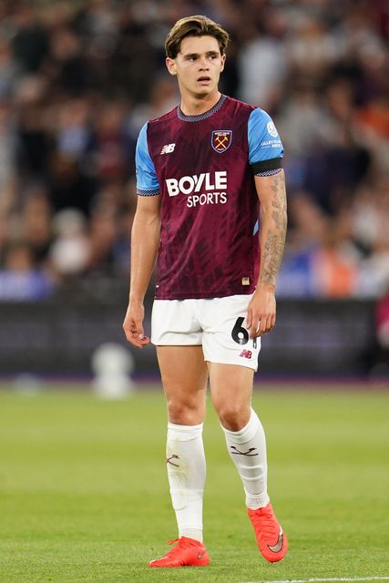 Lewis Orford of West Ham United during the Carabao Cup round 3 match West Ham United vs Fulham at London Stadium, London, United Kingdom on 15 September 2026

(Photo by Harvey Murphy/News Images)