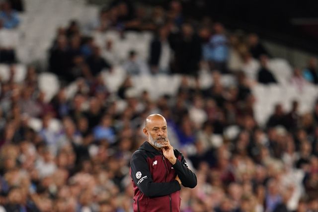 Nuno Espirito Santo manager of West Ham United during the Carabao Cup round 3 match West Ham United vs Fulham at London Stadium, London, United Kingdom on 15 September 2026

(Photo by Harvey Murphy/News Images)