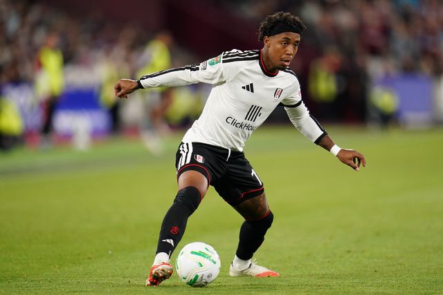 Kevin of Fulham with the ball during the Carabao Cup round 3 match West Ham United vs Fulham at London Stadium, London, United Kingdom on 15 September 2026

(Photo by Harvey Murphy/News Images)