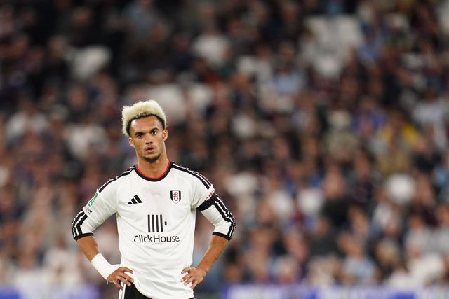 Antonee Robinson of Fulham during the Carabao Cup round 3 match West Ham United vs Fulham at London Stadium, London, United Kingdom on 15 September 2026

(Photo by Harvey Murphy/News Images)
