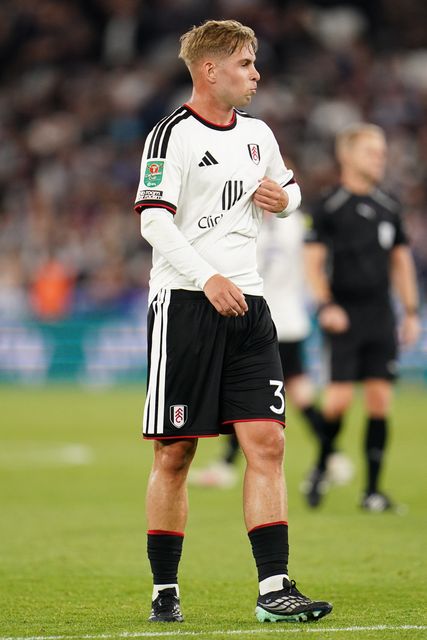 Emile Smith Rowe of Fulham during the Carabao Cup round 3 match West Ham United vs Fulham at London Stadium, London, United Kingdom on 15 September 2026

(Photo by Harvey Murphy/News Images)