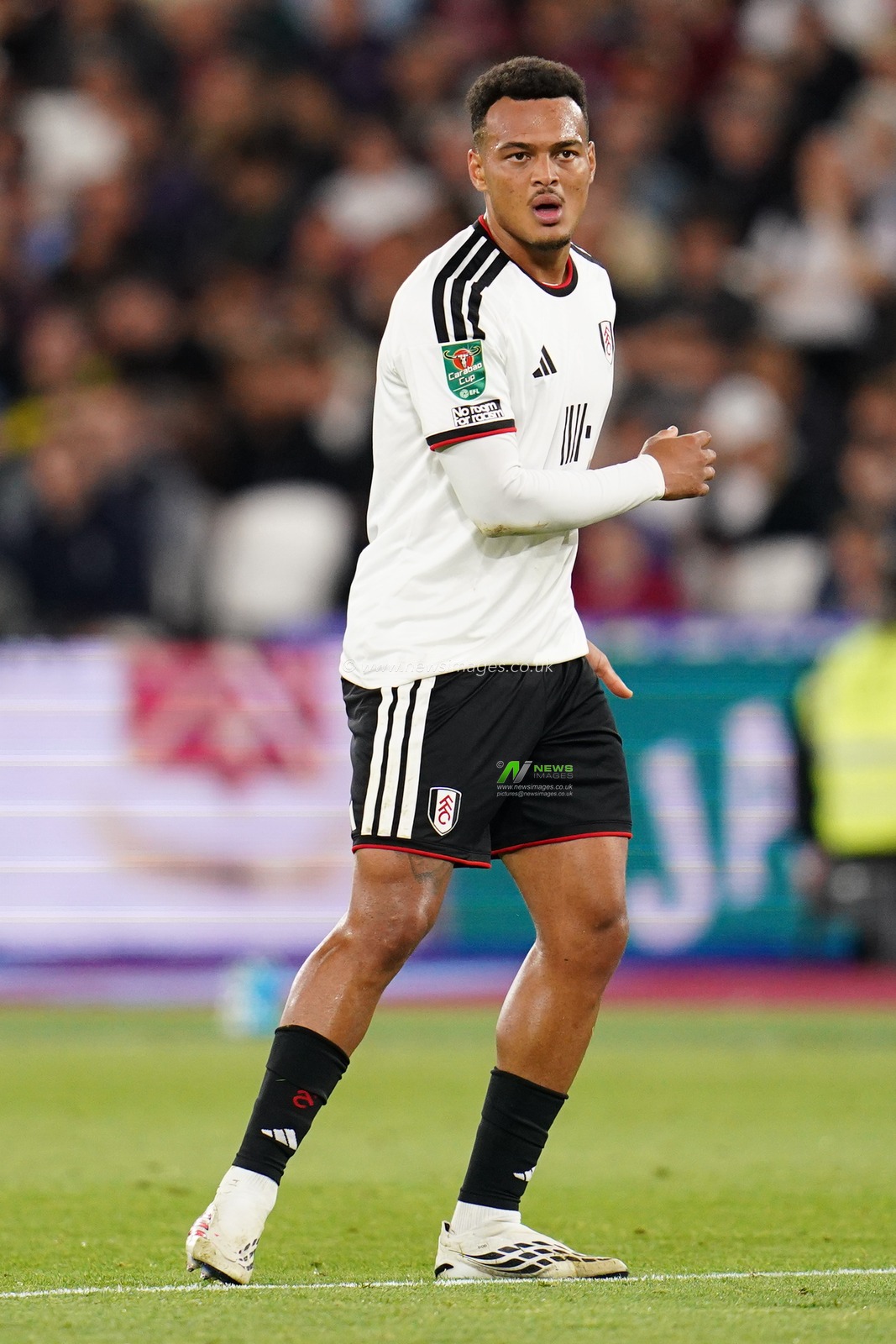 Rodrigo Muniz of Fulham during the Carabao Cup round 3 match West Ham United vs Fulham at London Stadium, London, United Kingdom on 15 September 2026

(Photo by Harvey Murphy/News Images)
