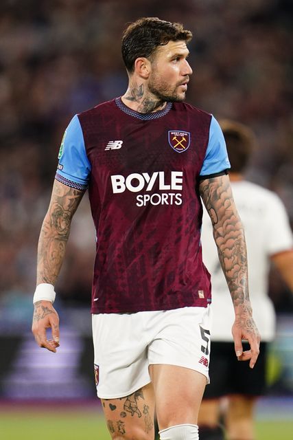 Morato of West Ham United during the Carabao Cup round 3 match West Ham United vs Fulham at London Stadium, London, United Kingdom on 15 September 2026

(Photo by Harvey Murphy/News Images)
