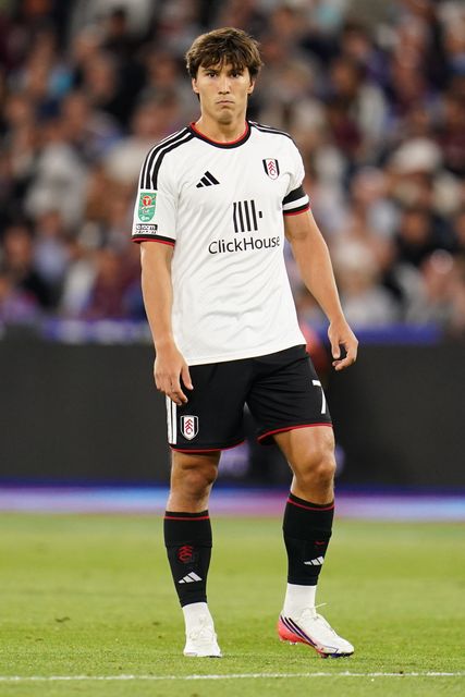 Gonzalo Garcia of Fulham during the Carabao Cup round 3 match West Ham United vs Fulham at London Stadium, London, United Kingdom on 15 September 2026

(Photo by Harvey Murphy/News Images)